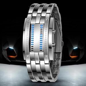 Reloj turbo binario futurista